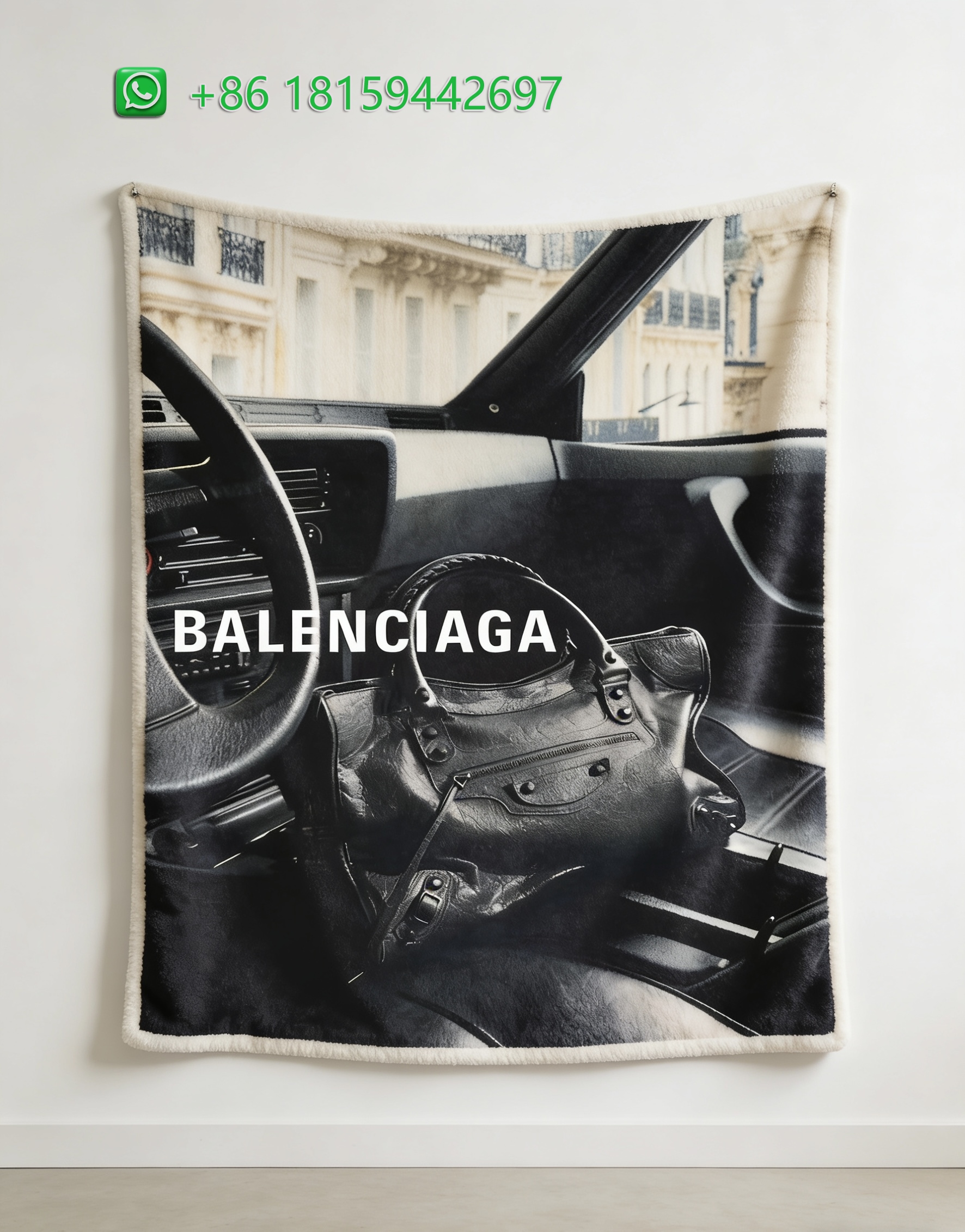 Balenciaga Throw Blankets